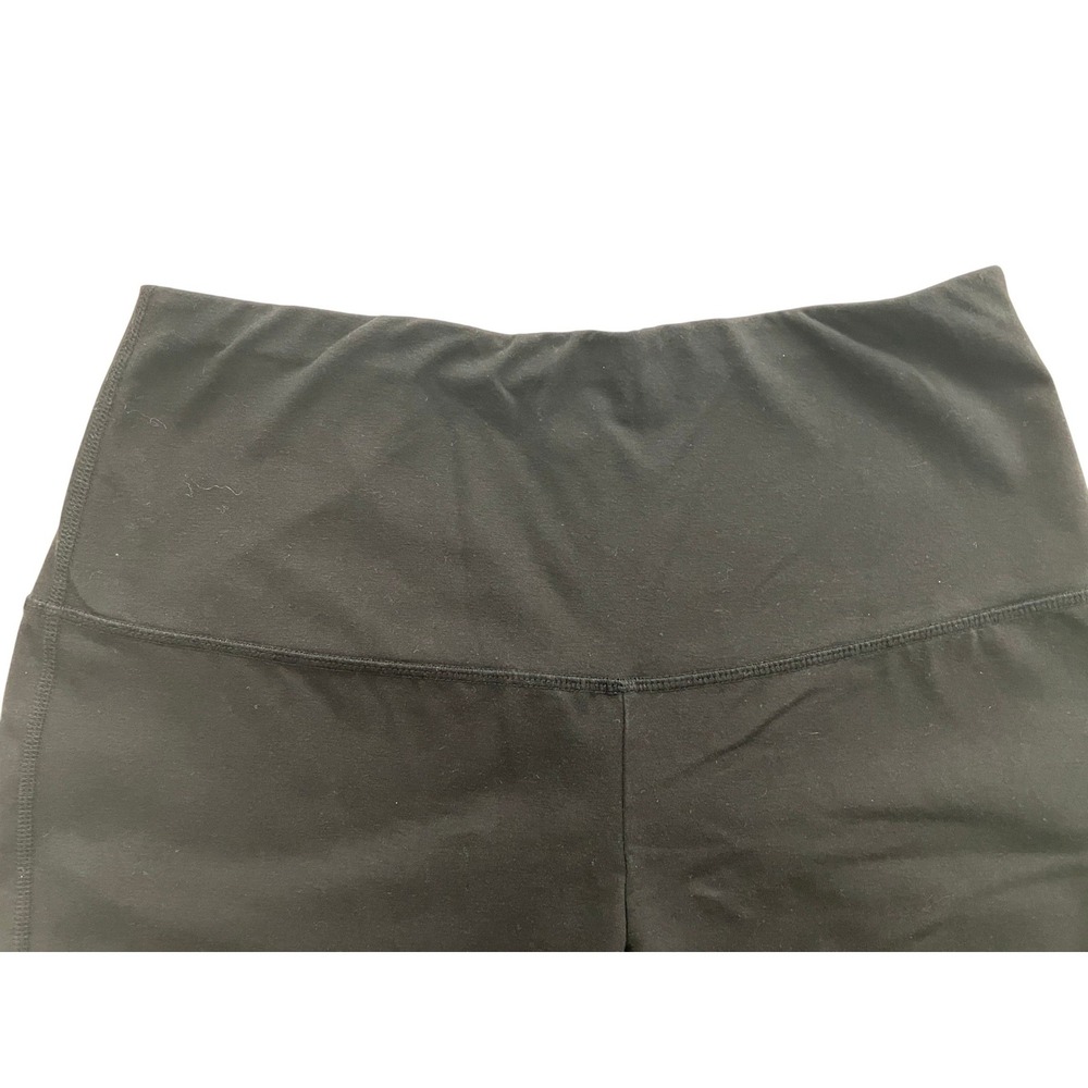 Weekends by Chicos Black‎ Cropped Leggings Lattice Cutout Detail Size 0 - Picture 8 of 9